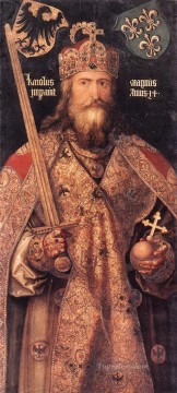 Durer Oil Painting - Emperor Charlemagne Albrecht Durer